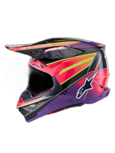 Alpinestars HELMET S-M10 ERA PINK/VIO/YL - Image 2