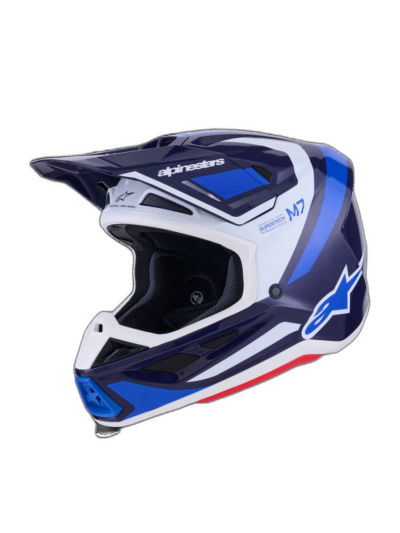Alpinestars HELMET 7 RISE BLUE/WHITE