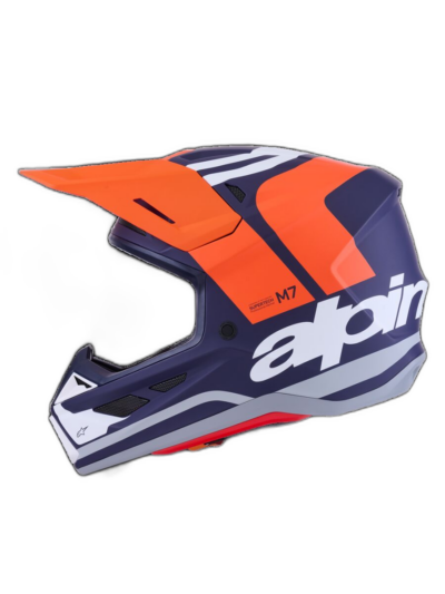 Alpinestars HELMET 7 CORE ORAN/BLUE - Image 3