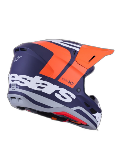 Alpinestars HELMET 7 CORE ORAN/BLUE - Image 7