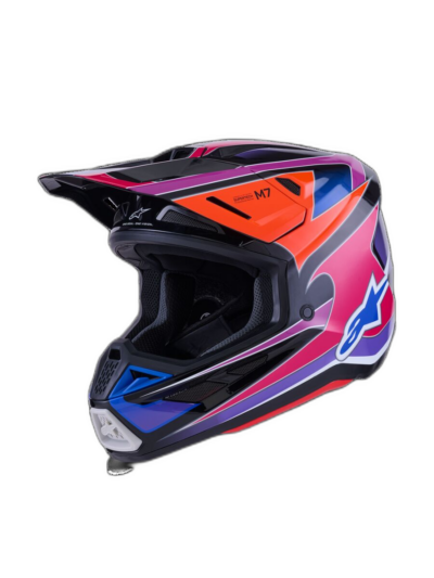 Alpinestars HELMET 7 FUSE BLU/PU/PINK