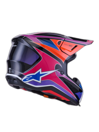 Alpinestars HELMET 7 FUSE BLU/PU/PINK - Image 7