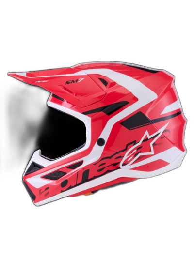 Alpinestars HELMET 7 DEED RED/BLK/WH - Image 5