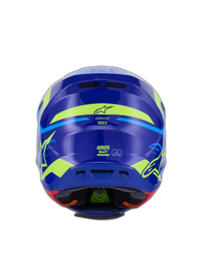 Alpinestars HELMET 7 DEED BLUE/YEL - Image 2