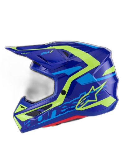 Alpinestars HELMET 7 DEED BLUE/YEL - Image 3
