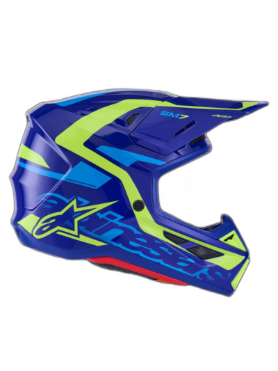 Alpinestars HELMET 7 DEED BLUE/YEL - Image 6