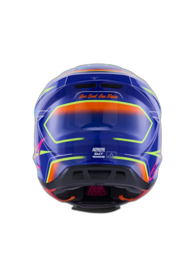 Alpinestars HELMET 7 CAST BLU/YL/PINK - Image 7