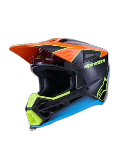 Alpinestars HELMET 3 FRAY BLK/OR/YL