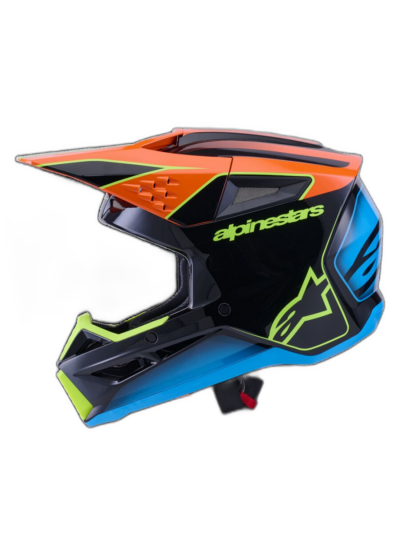 Alpinestars HELMET 3 FRAY BLK/OR/YL - Image 3