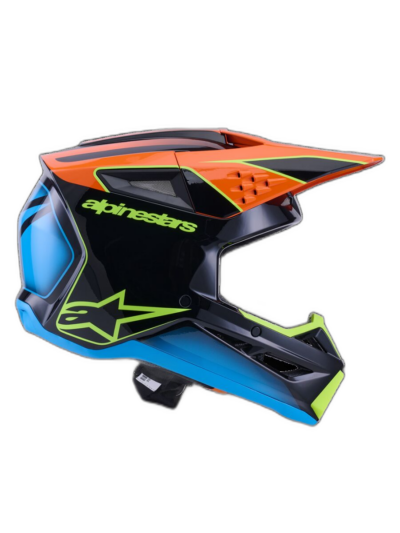 Alpinestars HELMET 3 FRAY BLK/OR/YL - Image 7
