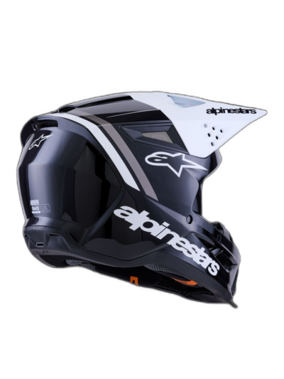 Alpinestars HELMET 3 RADIUM BLK/WH/GY - Image 2
