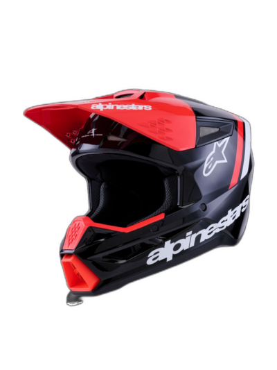 Alpinestars HELMET 3 RADIUM BLK/RED/WH