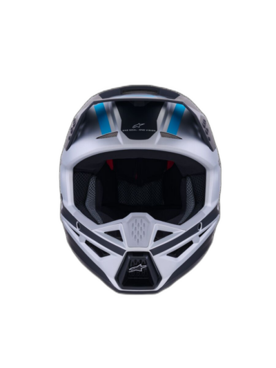 Alpinestars HELMET 3 HEAT SILV/BL/BLK - Image 4