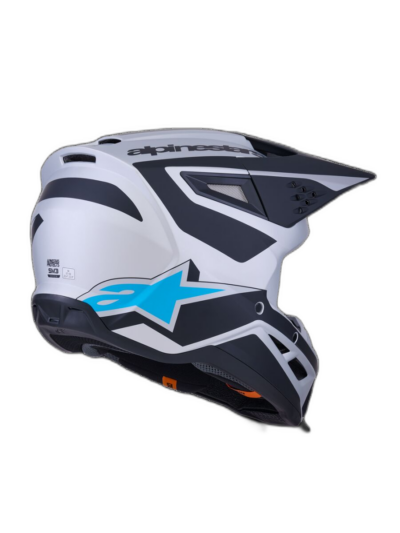 Alpinestars HELMET 3 HEAT SILV/BL/BLK - Image 5