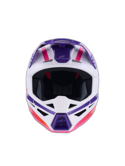 Alpinestars HELMET 3 HEAT WHT/PU/PINK - Image 4
