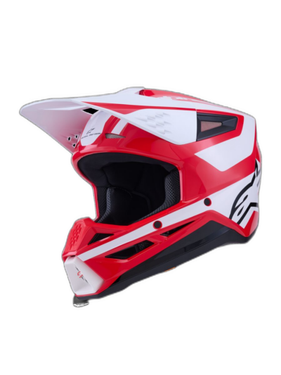 Alpinestars HELMET 3 HEAT RED/WH/BLK