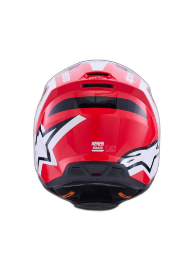Alpinestars HELMET 3 HEAT RED/WH/BLK - Image 2