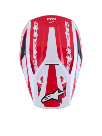 Alpinestars HELMET 3 HEAT RED/WH/BLK - Image 4