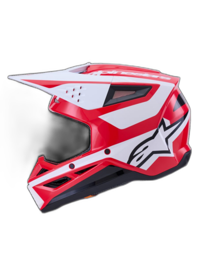 Alpinestars HELMET 3 HEAT RED/WH/BLK - Image 6