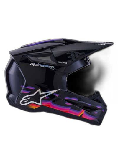 Alpinestars HELMET 3 FORCE BLACK-GLOSS - Image 3