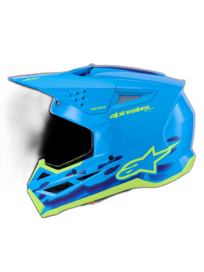 Alpinestars HELMET 3 FORCE CYAN - Image 4