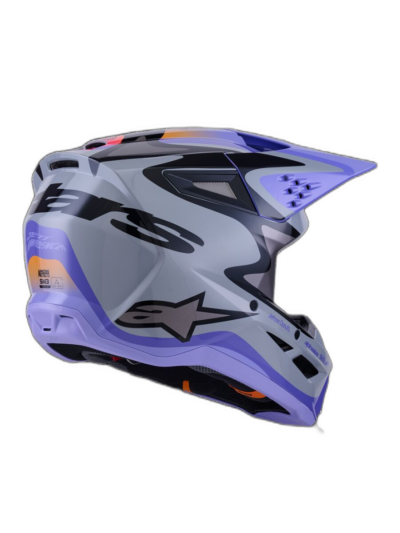 Alpinestars HELMET 3 JETTSON GRAY/PUR/BLK - Image 4