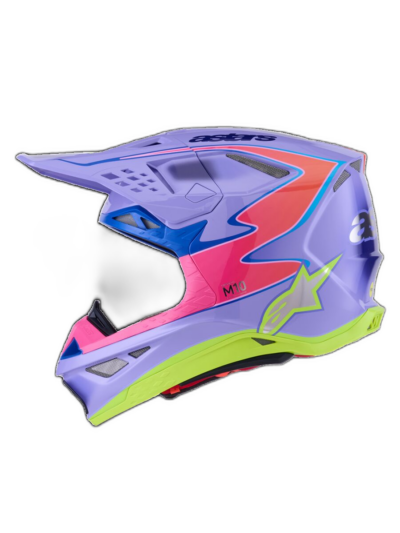 Alpinestars HELMET 10 JETT PURPLE/PINK - Image 4