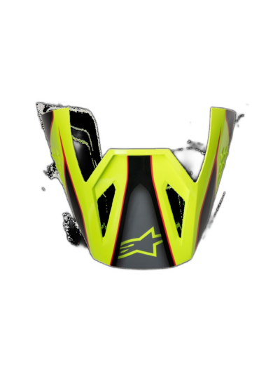 Alpinestars VISOR 3 FRAY RED/YL/BLK