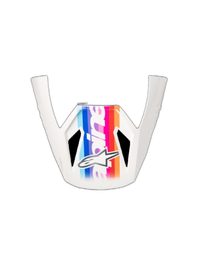 Alpinestars VISOR 3 FORCE WHITE-GLOSS