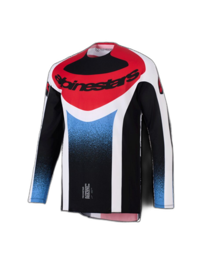 Alpinestars JERSEY TECHSTAR KNIF BLK/WH/RED