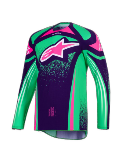 Alpinestars JERSEY TECHSTAR NOMUR PURP/GR/PINK