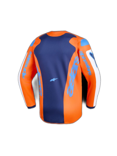Alpinestars JERSEY YTH FLUID GRID ORAN/BLUE - Image 2
