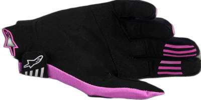 Alpinestars GLOVES MX TSTAR BLK/LT GRY/PURPLE - Image 2