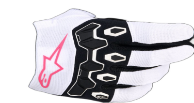 Alpinestars W F Bore V Gloves - White/Fluo Pink/Black