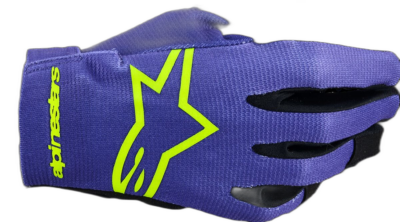 Alpinestars GLOVES MX YTH RADAR PRP/YLW FLUO