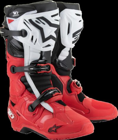 Alpinestars BOOT TECH 10 ENDURO BRIGHT RED/BLACK/WHITE