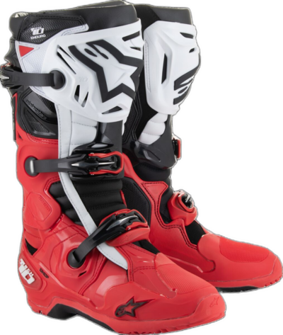 Alpinestars BOOT TECH 10 ENDURO BRIGHT RED/BLACK/WHITE