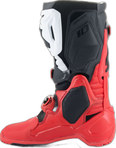 Alpinestars BOOT TECH 10 ENDURO BRIGHT RED/BLACK/WHITE - Image 3