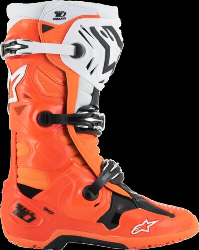 Alpinestars BOOT TECH 10 ENDURO ORANGE FLUO/BLACK/WHITE - Image 2
