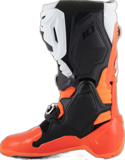 Alpinestars BOOT TECH 10 ENDURO ORANGE FLUO/BLACK/WHITE - Image 3