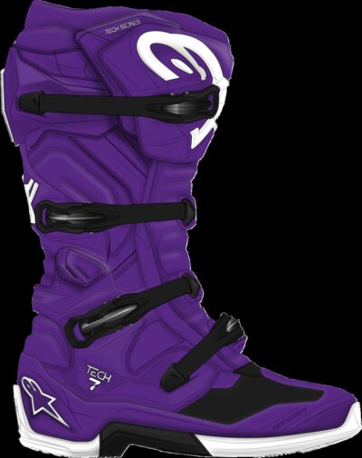 Alpinestars BOOT TECH 7 PURPLE - Image 2