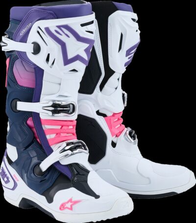 Alpinestars BOOT TECH 10 WHT/VLT/NVY/PNK FLUO