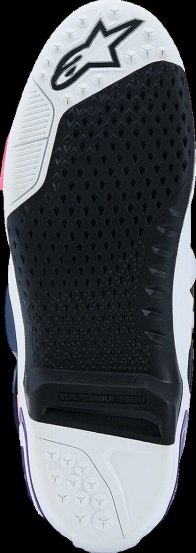Alpinestars BOOT TECH 10 WHT/VLT/NVY/PNK FLUO - Image 4