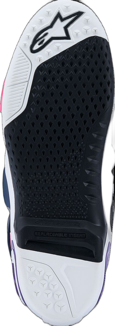 Alpinestars BOOT TECH 10 WHT/VLT/NVY/PNK FLUO - Image 4