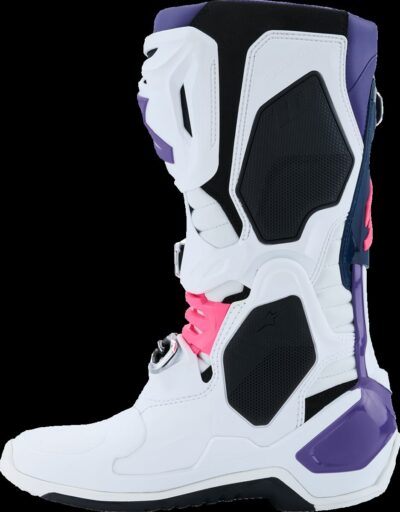 Alpinestars BOOT TECH 10 WHT/VLT/NVY/PNK FLUO - Image 5