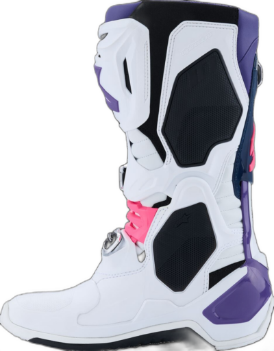 Alpinestars BOOT TECH 10 WHT/VLT/NVY/PNK FLUO - Image 5