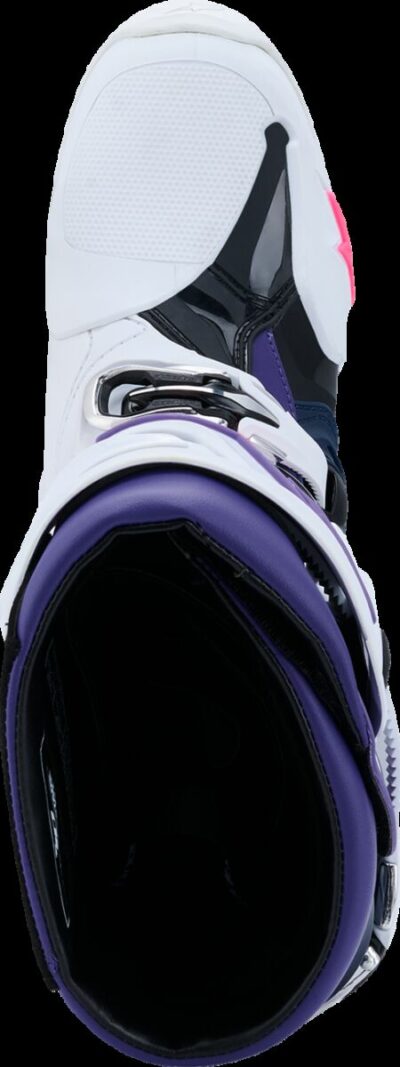 Alpinestars BOOT TECH 10 WHT/VLT/NVY/PNK FLUO - Image 6