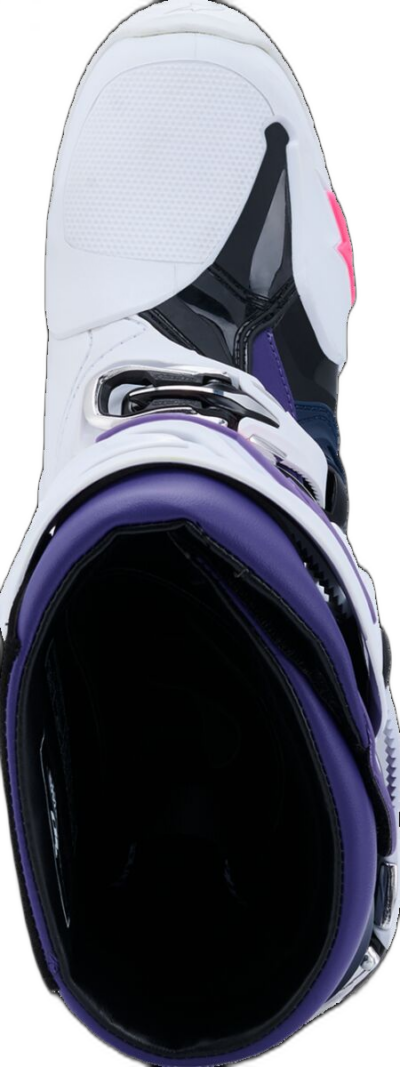 Alpinestars BOOT TECH 10 WHT/VLT/NVY/PNK FLUO - Image 6