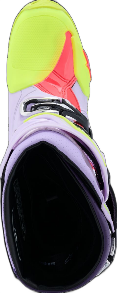Alpinestars BOOT TECH 10 S-VENTED PRP/YL FL/DIVA PNK - Image 5