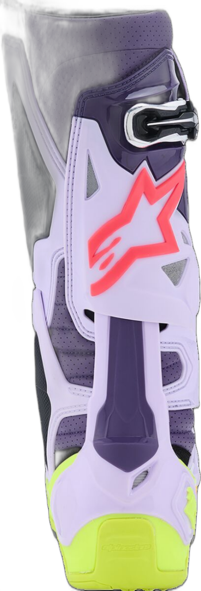 Alpinestars BOOT TECH 10 S-VENTED PRP/YL FL/DIVA PNK - Image 6